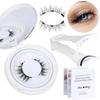 Magnetic False Eyelashes Natural Look With Clips Reusable Long-Lasting Makeup Enhancement Daily Wear
