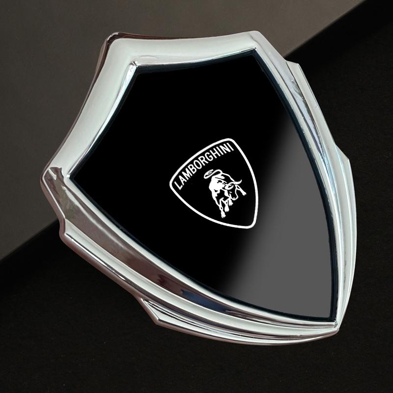 Motorcycle metal 3D sticker Auto Styling Decoration For Lamborghini Urus Huracan Aventador Premium Interior Auto Accessories WW3