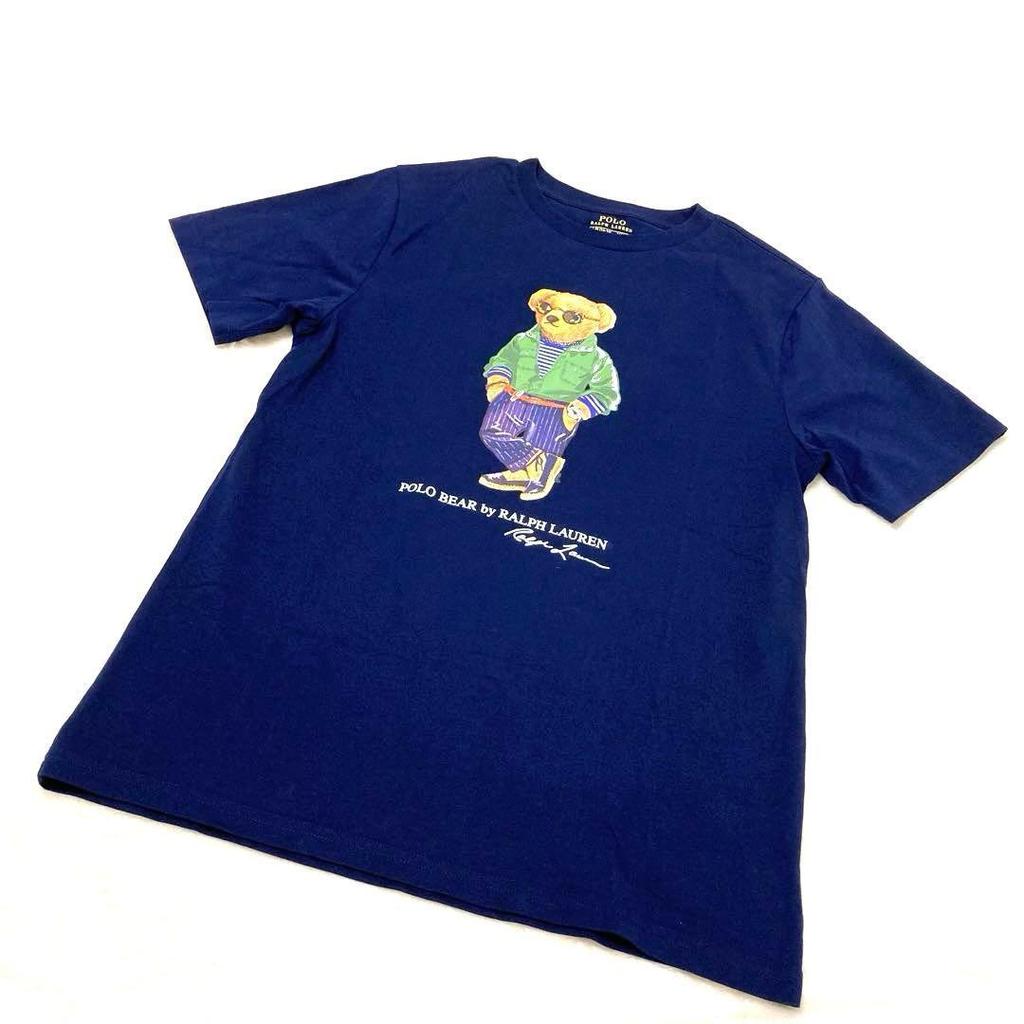 Used Polo Ralph Lauren Polo Bear T-shirt Navy New Unused