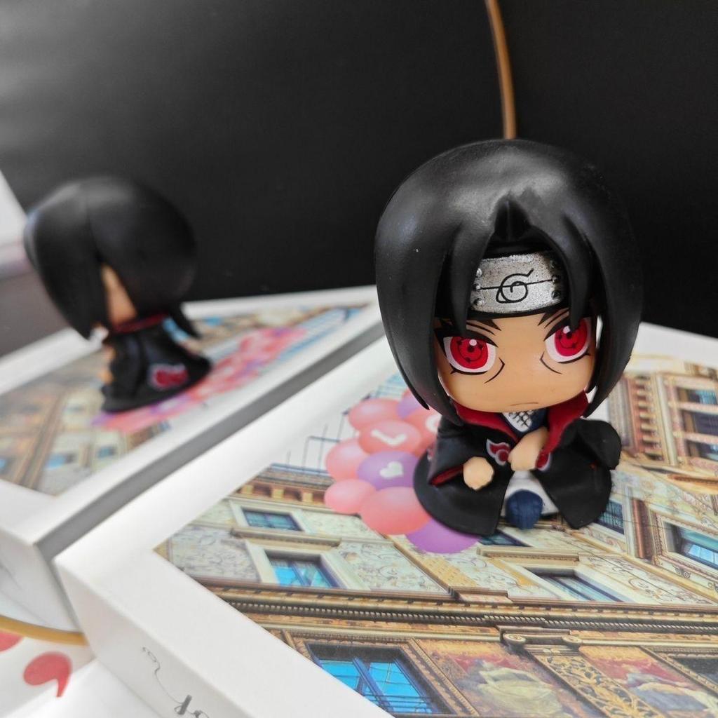 Naruto Shippuden Q Version Sitting Figure – Kakashi & Naruto, Car & Desktop Decor, Anime Collectible Gift