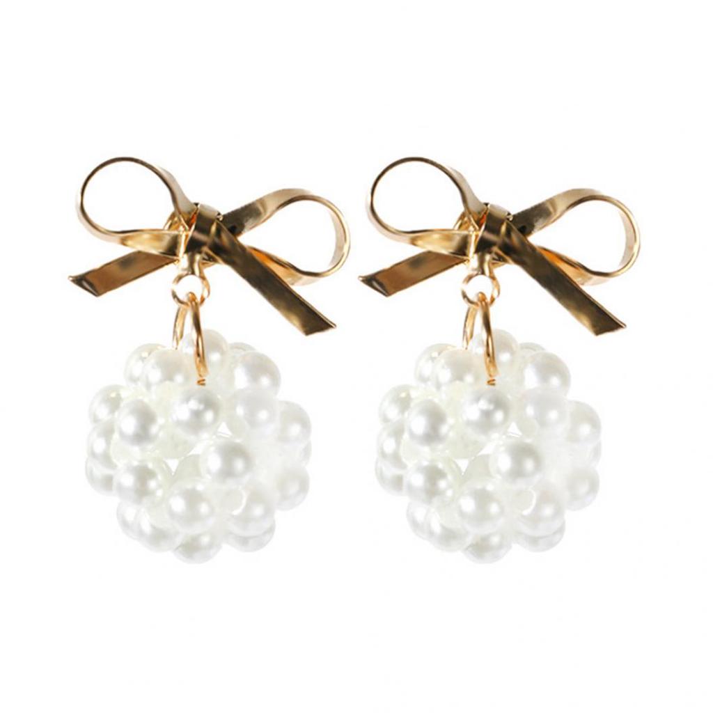 Mode Frauen Bowknot Stud Ohrring Stetement Schmuck Party Geschenk