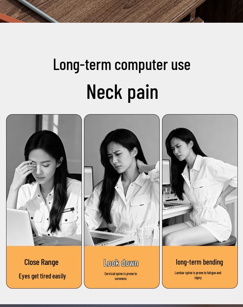 Dormitory Cooling Laptop Stand - Height Adjustable Desktop Tray