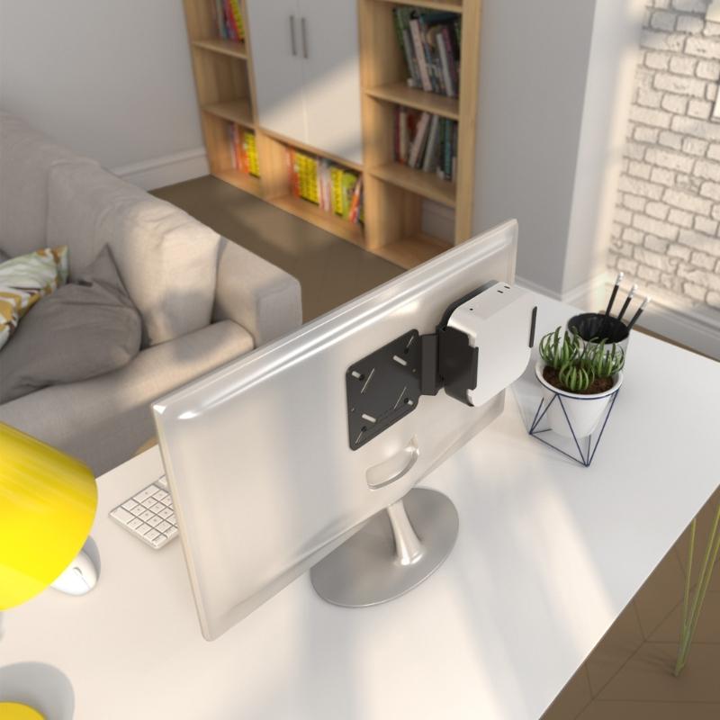 VESA Mount Bracket For Mini 2024 Computer Detachable Design With Adjustable Placement Option Secure Installation