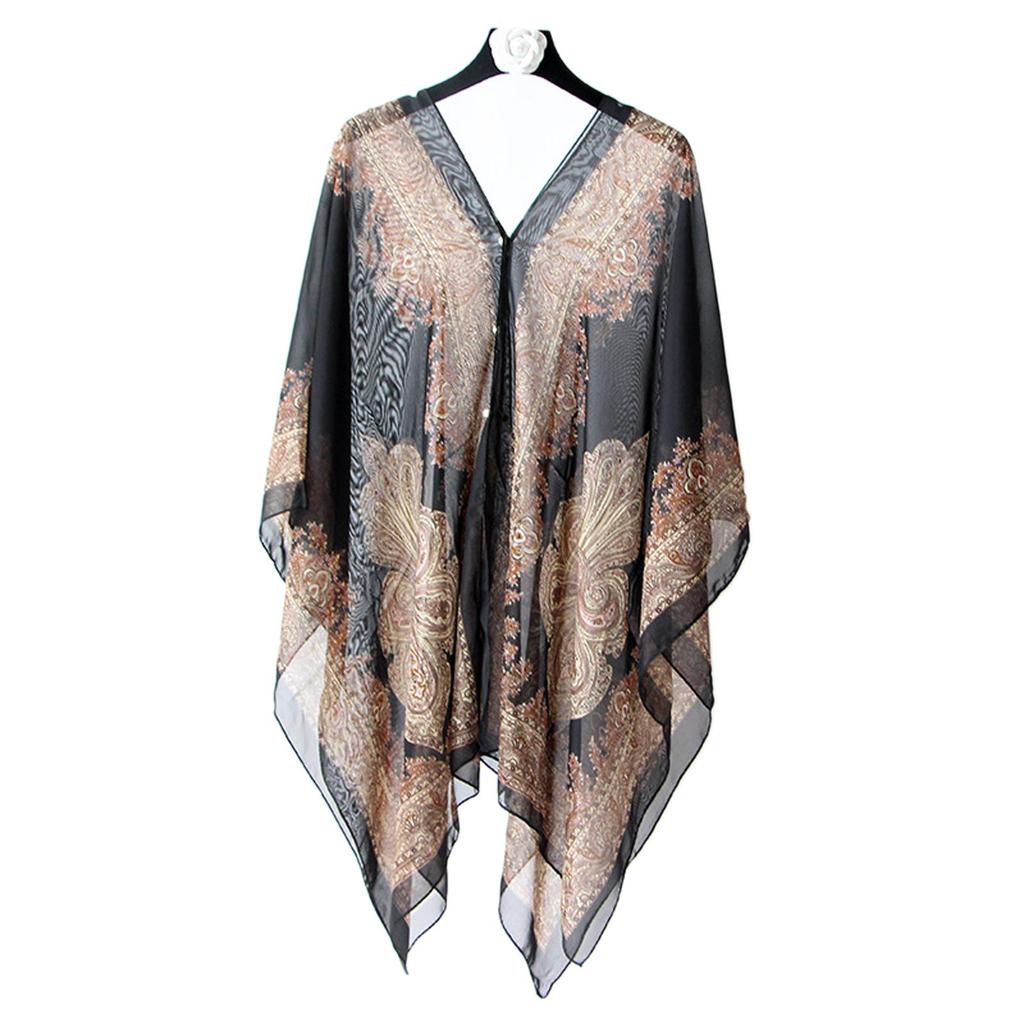 Fashion Women Chiffon Magic Shawl Beach Sunscreen Super Shawl Versatile N9M8