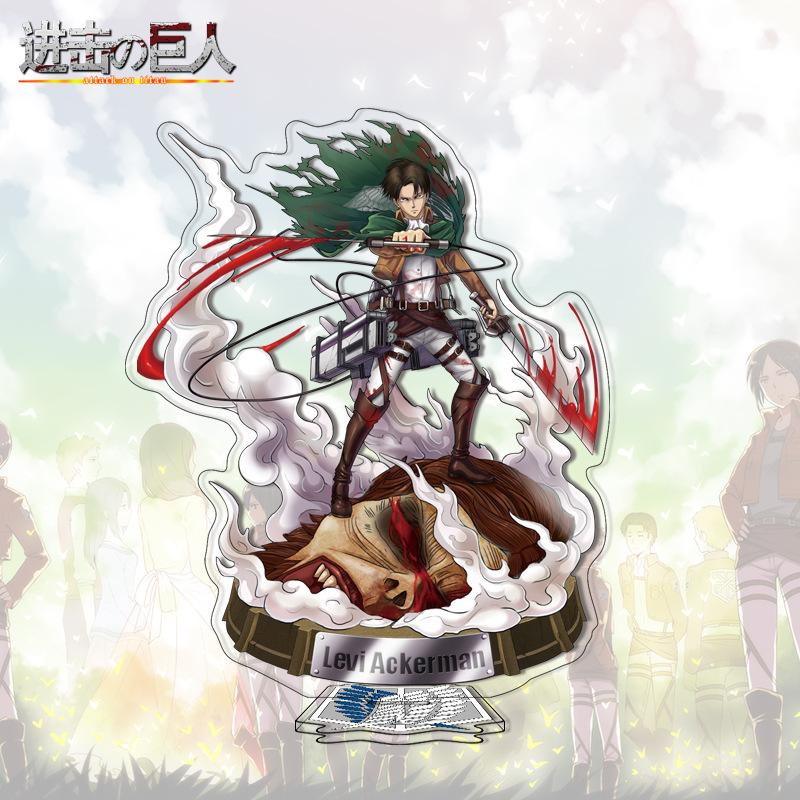 On Attack Titan Acrylic Stand 41-80 Anime Figure Custom Made Drop Shipping Distributor Merchandise For Kids Adults Children's Birthday Gift Holiday