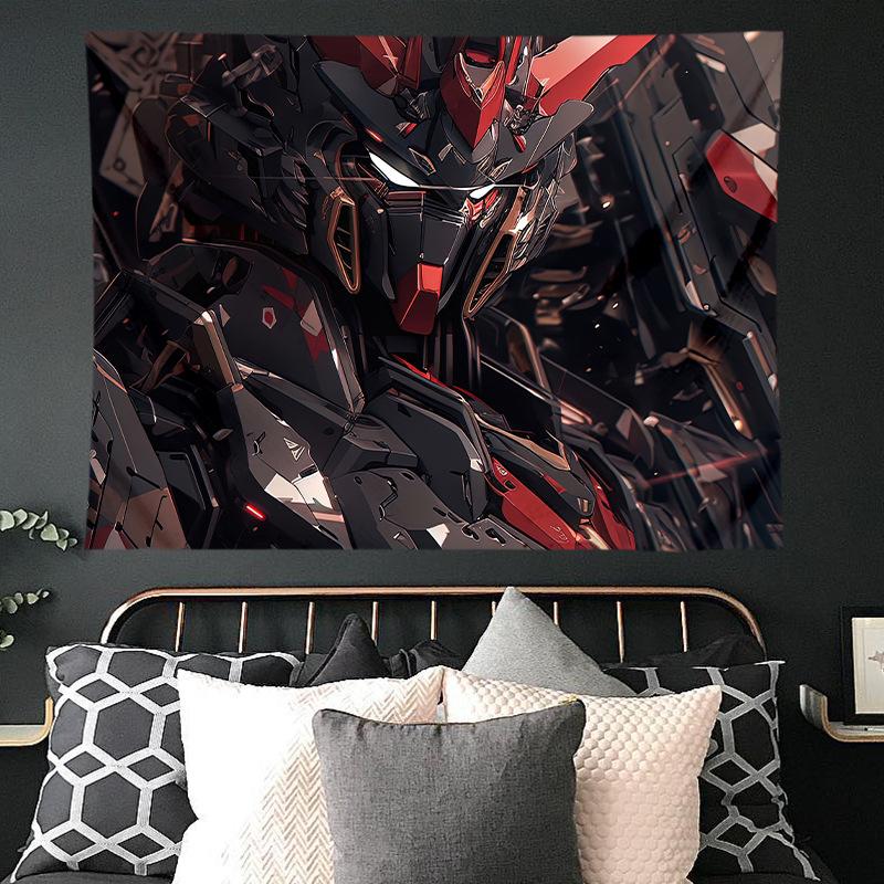 Mobile Suit Gundam Hanging Cloth Anime Background Cloth Bedroom Dormitory Decoration Cloth Wall Cloth Hanging Blanket