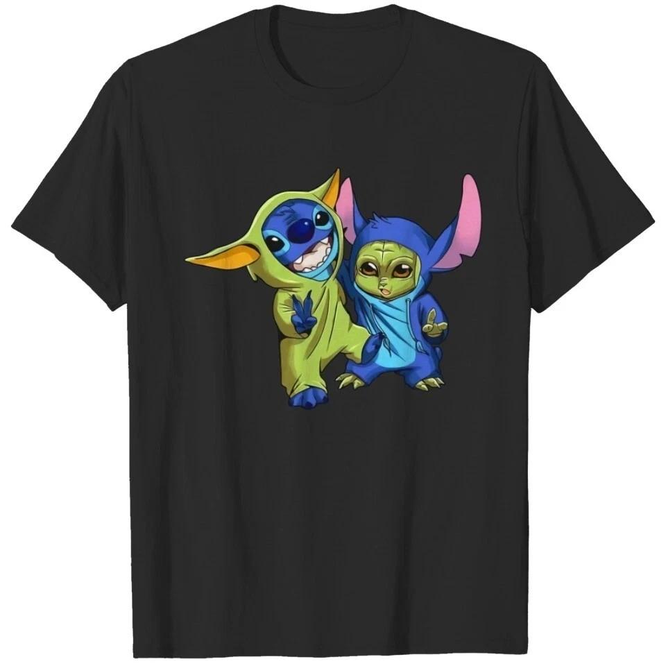Stitch And Baby Yoda TShirt Unisex Unisex Unisex1 S