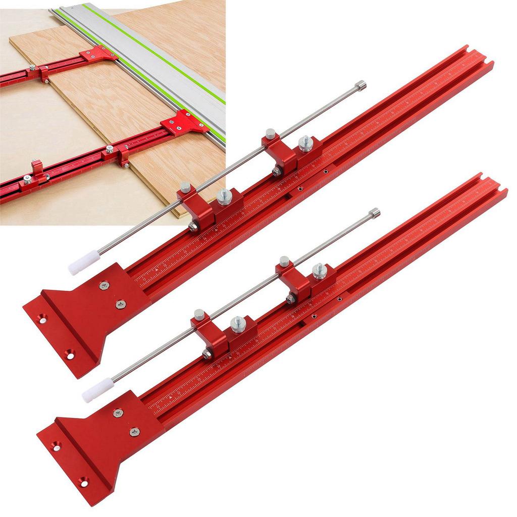 Parallel Guide Rail System Aluminum Alloy Anti Rust Wear Resistant Guide Rail Joining Set for Circular Saw