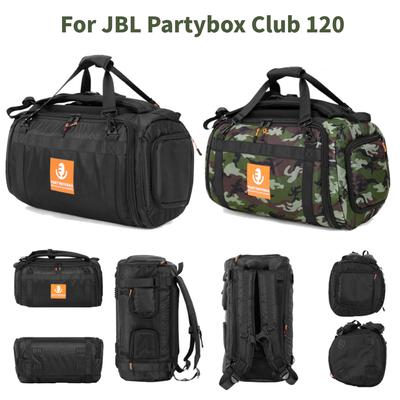Speaker Storage Bag for JBL Partybox Club 120 Large Capacity Travel Carrying Case BT Speaker Breathable Backpack Shoulder Bag