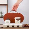 Portable Ceramic Kung Fu Travel Tea Set