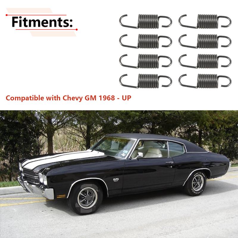 8 Pcs Headlight Adjusting Springs for GM Chevy 1968-1980 Car Accessories 3923948