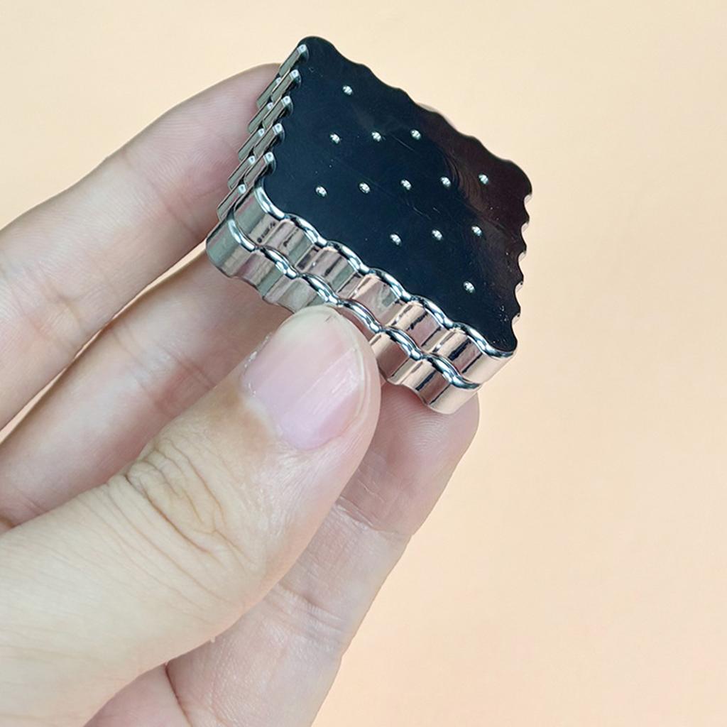 Mechanical Cookie Infinite Bit Push Slider Metal Rhythmic Fingertip Toy EDC Decompression Black Technology Fidget Relaxation Toy