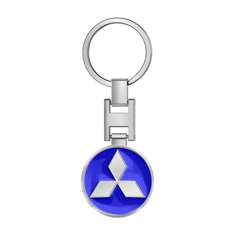 knpc3 Car Key Chain Keyring Pendant Auto Interiors Accessories Emblems For Mitsubishi Pajero Outlander L200 EVO Montero Lancer 9 10 EX