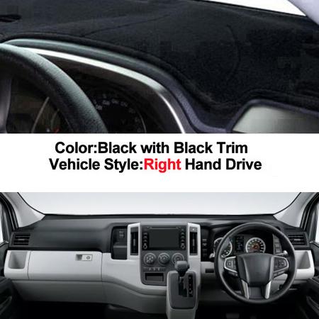 

2 Layers Car Dashboard Cover Dash Mat Carpet Cape For Toyota Hiace Commuter 2019 2020 LHD RHD Auto Dashmat Sunshade Anti-dirty рожевий
