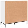 Sideboard with Drawers White 89.5 X 33 X 82 Cm Particleboard