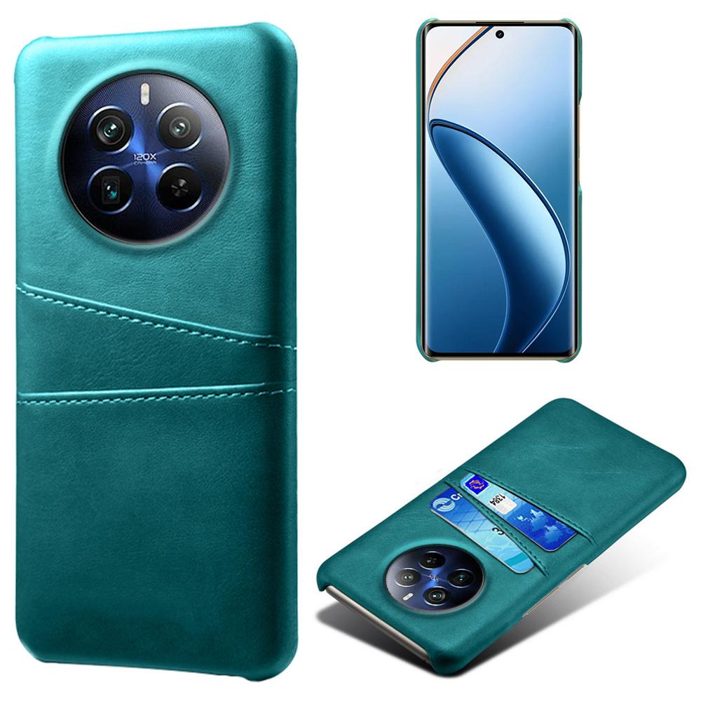 Phone Case for Realme 12 Pro 5G/12 Pro+ 5G Shell Leather+PC Dual Card Slots Back Cover