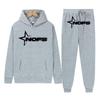 Gothic Punk Rock Letter Hoodie & Sweatshirt Set - Trendy Streetwear