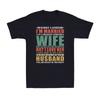 I'm Married To A Freaking Awesome Wife Funny Family Slogan Gift Men's T-shirt