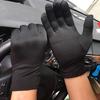 1 Pair Spring Summer Spandex Gloves Black White Etiquette Thin Stretch Gloves Dance Tight White Jewelry Gloves Gloves For Male