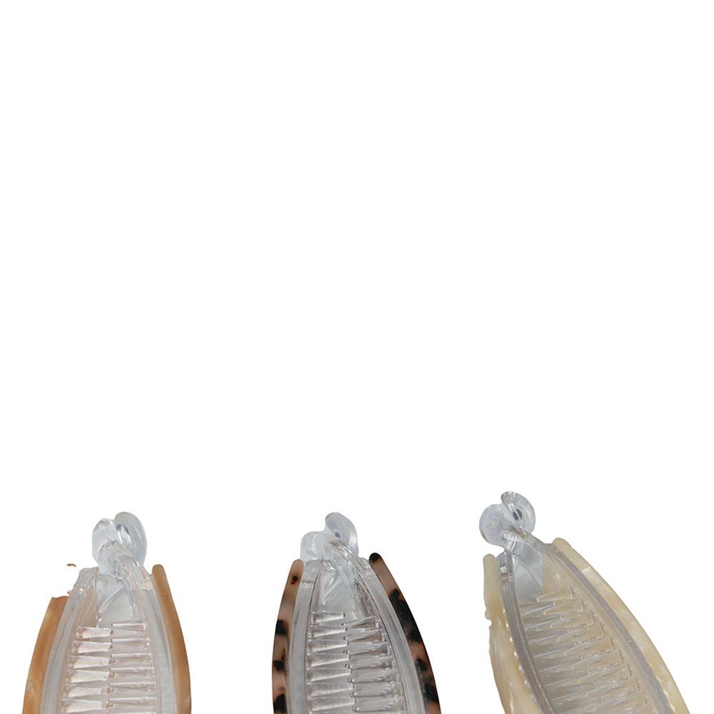 Simple Temperament Korean Women Acetic Acid Ponytail Holder Hair Clip Hairpins Banana Clips