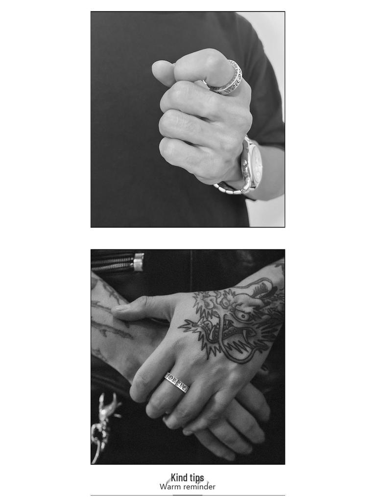 Unisex Retro Cross Ring - Trendy, Non-fading, Eternal Couple Band