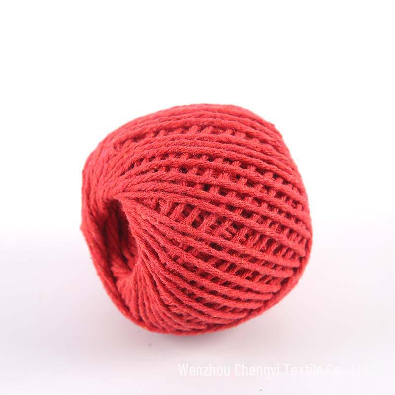 1.5mm Two-Color Cotton Rope for Dragon Boat Festival Rice Dumplings, 8-Strand Thread, Rice Dumpling Leaf Gift, 30g/50g.