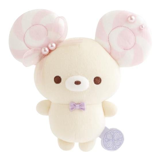 

San-X Sugar Cocomu Rolly and Pop s Candy Day Plush Toy Chew Pop Candy (Rolly) MV32301 H145 x W140 x D55mm