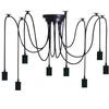 Retro Industrial Multi-Branch Flower Chandelier for Living Rooms, Restaurants, and Clothing Stores