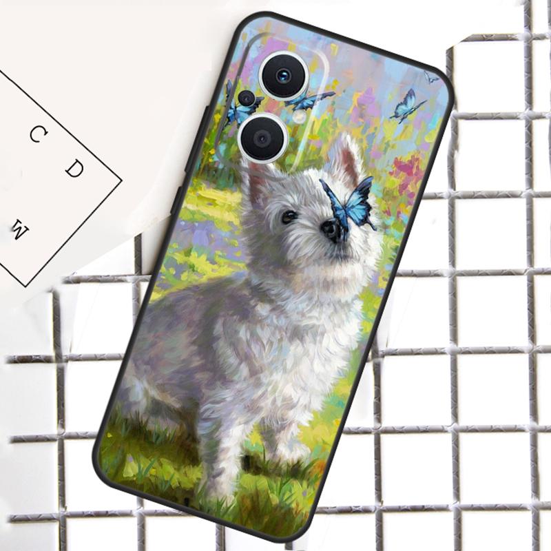 Westie Dog Phone Case For OPPO Reno 14F 13F 12F 11F 10 Pro 8T 7 8 Lite OPPO Find X8 X6 X5 X9 Pro Cover