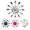 Nordic Metal Creative Wall Clock - Silent Quartz, Simple Wall-Mounted Clock for Living Room
