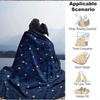 1pc Wave Star Blanket, Lightweight Flannel Throw Blanket for Sofa, Bed, Travel, Camping, Living Room, Office, Couch, Chair, and Bed