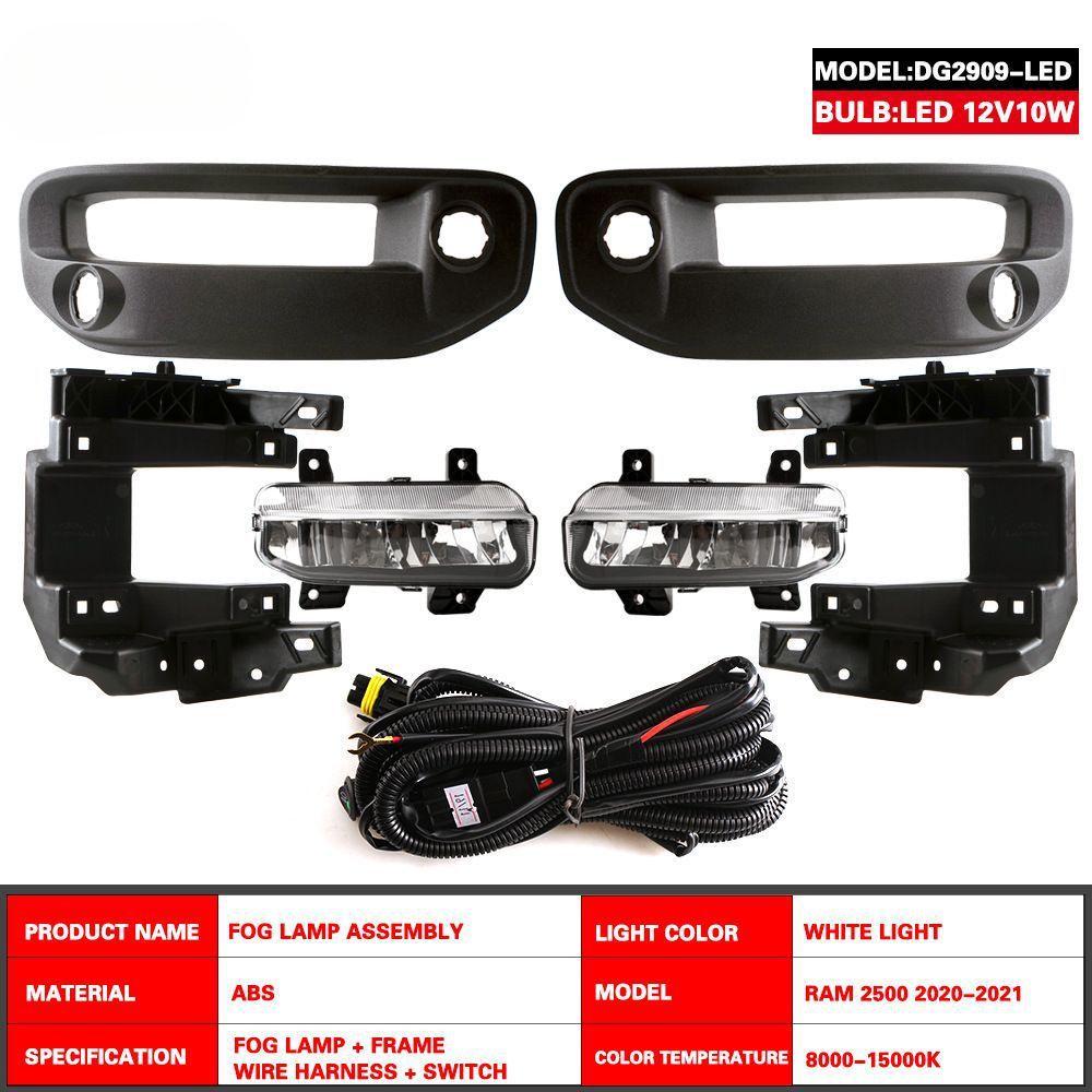 

2020-2021 Dodge Ram 1500 Front Fog & Daytime Running Light Assembly