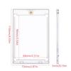 Seal Trading Card Storage Case Clear Display Holder for Gaming Cards Dustproof Collector Card Protector for Collectors
