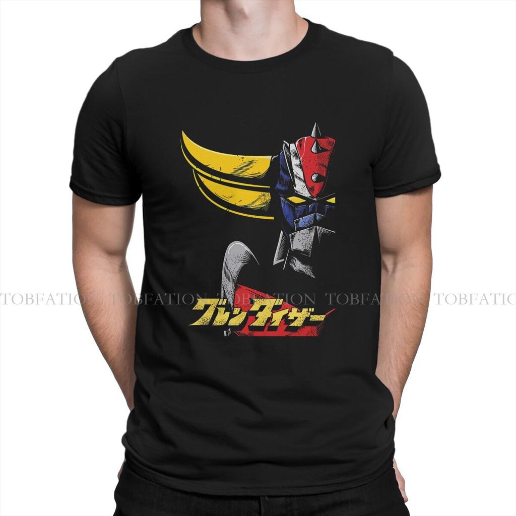 Grendizer Ufo Robot Goldrake Unisex T Shirt Cotton Graphic Crewneck Tee Shirt Harajuku Clothing