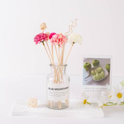 10pcs/set Hydrangea Flower Reed Diffuser Sticks DIY Fireless Fragrance Replacement Refill Air Freshener Rattan Sticks Home Decor