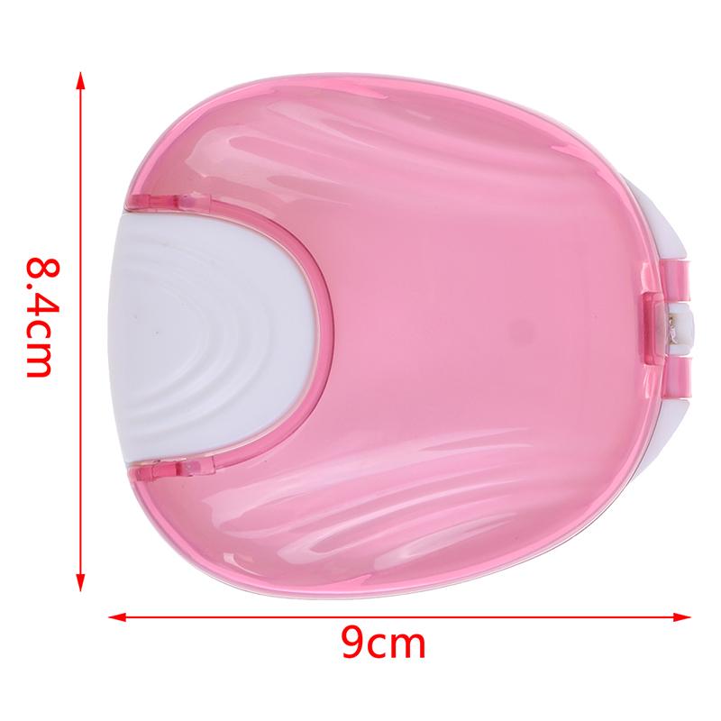 1Pcs Dental False Teeth Cleaning Box Denture Bath Container Retainer Holder Case