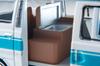 TOMYTEC Tomica Limited Vintage Neo Scale Nissan Caravan 1973 Finished Product 1/64 LV-N312a Camper, White/Light Blue, Model,