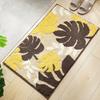 Anti Slip Floor Mat New Leaf Pattern Soft Bathroom Mat Quality Home Decor Absorbent Bedroom Hallway Toilet Rug Bath Mat
