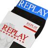 Replay Black Blue Men's Logo Boxer Briefs Set of 2