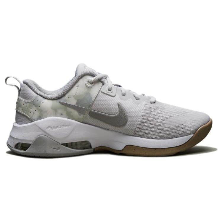 Nike Zoom Bella 6 Malla Punta Redonda Cordones Antideslizante Duradero Ligero Zapatillas de Entrenamiento de Caña Baja Mujer zapatilla Gris Plata DV9017-001