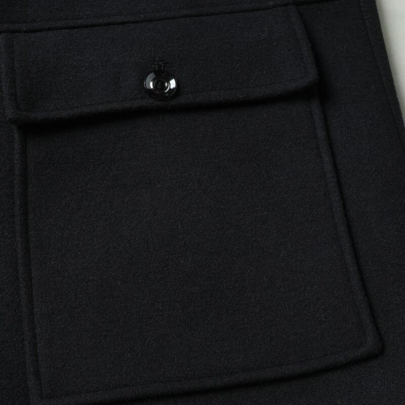 DIBINZE Men's Plus Size Wool Blend Short Casual Jacket