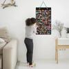 Wall Hanging Shoe Charms Organizer Portable Brooch Display Stand Button Collection