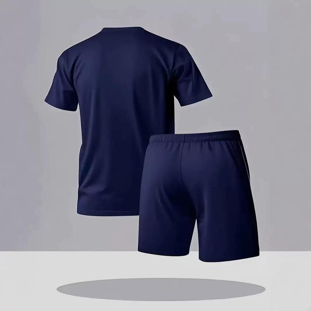 Men's Quick-Dry Short-Sleeve Running Sportswear Set
