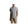 Moncler SS25 Logo Patch Short Sleeve Polo Shirt Men Polo Shirts Gray K1-091-8A00030-84556-984