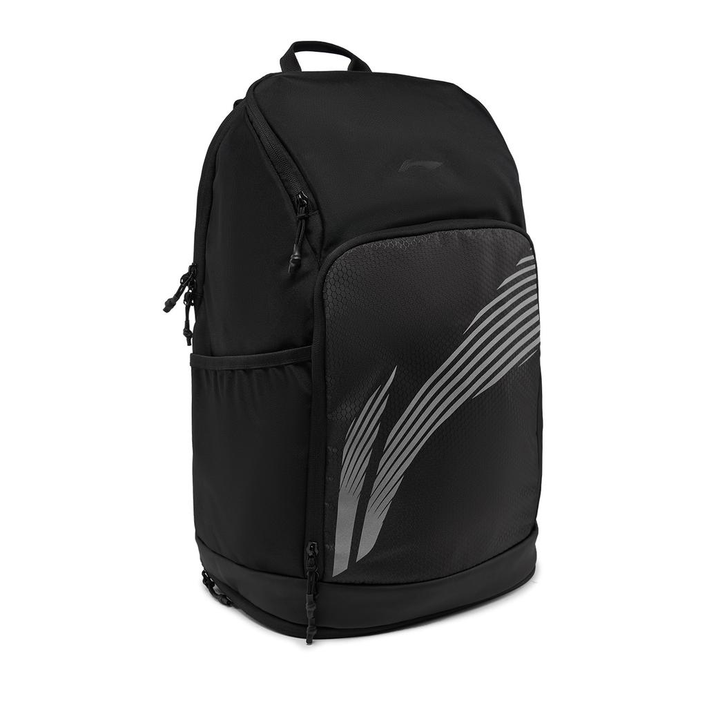 Li Ning Polyester Backpack Unisex Black ABSW279-1