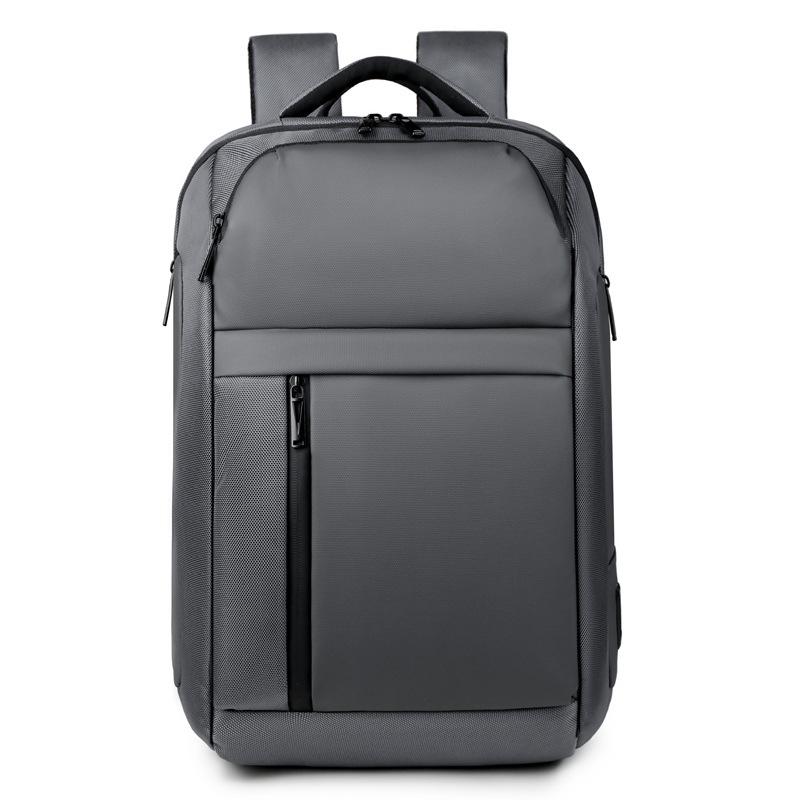 

Багатофункціональний рюкзак для бізнес-подорожей з можливістю нанесення логотипу, великої місткості - Багатошаровий рюкзак для ноутбука для щоденних поїздок 30*46*25cm сірий колір