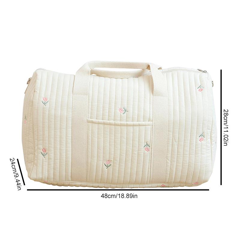 Travel Embroidery Bag Maternity Bag Large Capacity Pregnant Mother Padded Bag Home Toiletries Luggage Bag Storage Tote