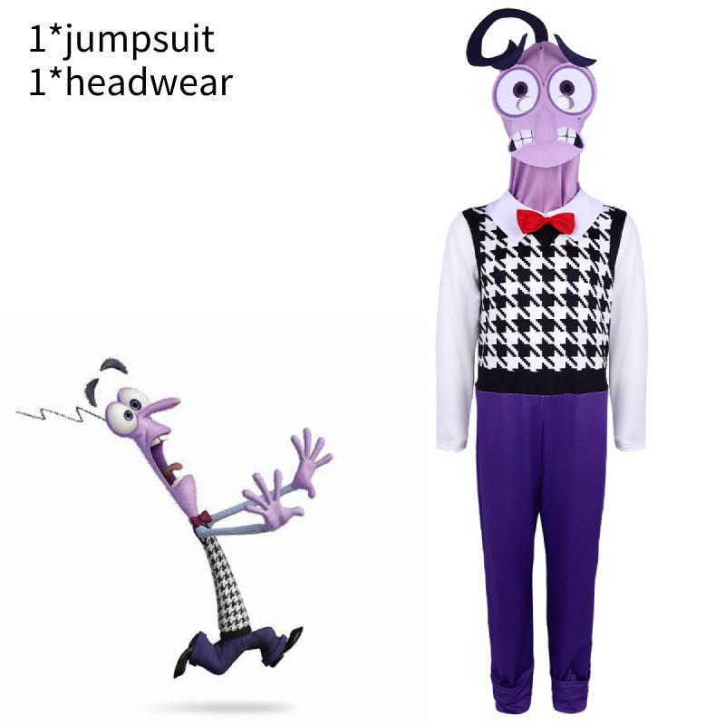 Fantasia Vestido Cosplay Divertida Mente 2 Equipe 2 Personagem de Anime Role Play