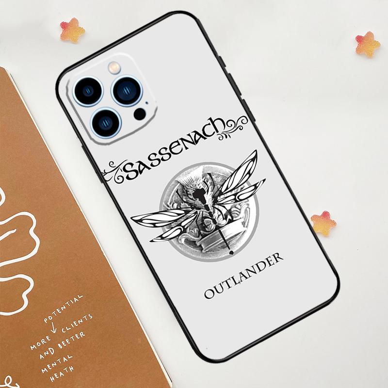 Outlander Sassenach Libelle Handyhülle Für iPhone 17 Pro Max 14 13 12 11 15 16 Pro Max mini 15 Plus 16e 17 Air Funda