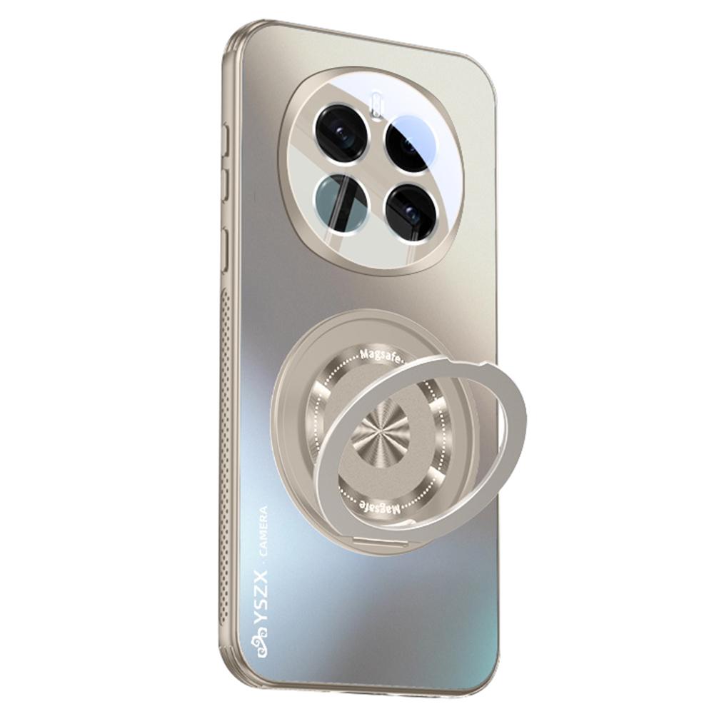 

For Honor Magic7 Pro 5G Magnetic Case Rotating Kickstand PC+TPU Heat Dissipation Phone Cover with Lens Protection Titanium